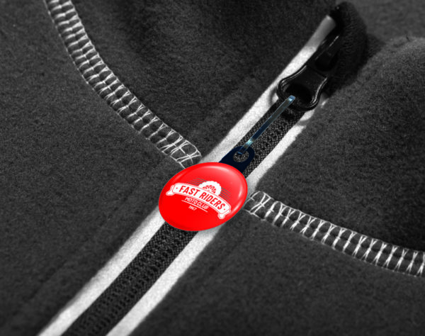 badge zip personnalisation textile