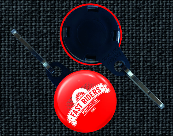 badge zip personnalisation vêtement